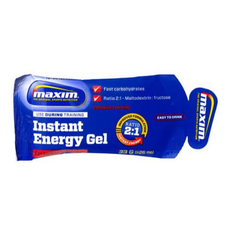 Maxim Maxim Instant Energy gel 33 g Strawberry 451135897 Corner Sport Blåbyen 1