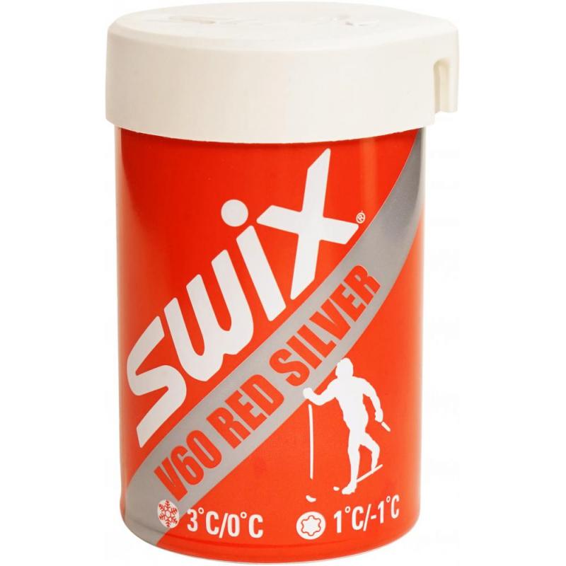 Swix Swix V60 Red-Silver Hardwax 0-+3C, 43g V0060 Corner Sport Blåbyen 1