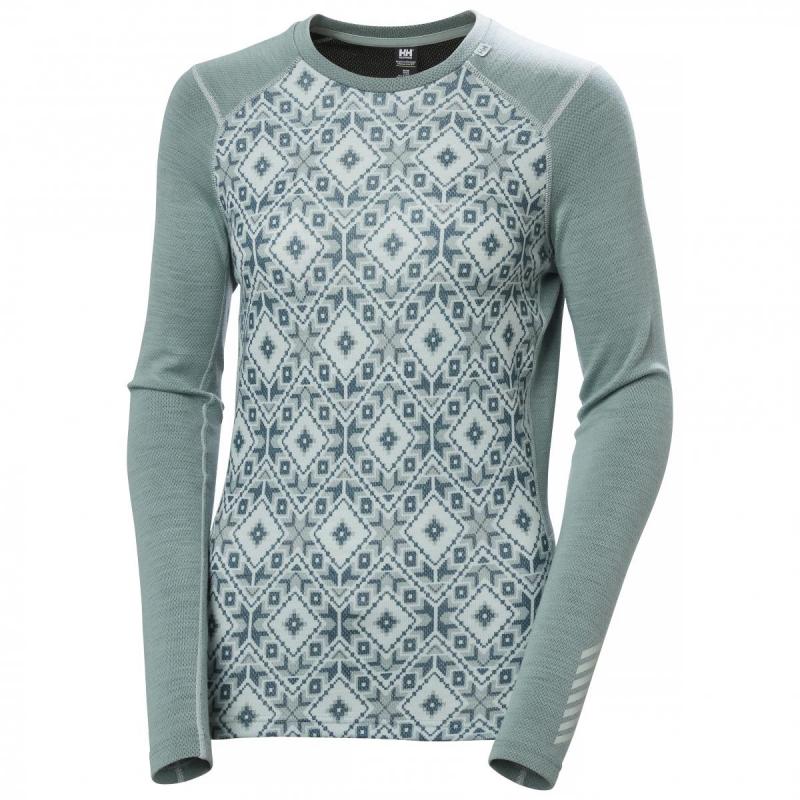 Helly Hansen Helly Hansen W Lifa Merino Midw Gra Crew 49379 Corner Sport Blåbyen 1
