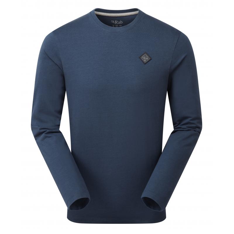 Rab Rab Basecamp Logo Badge Ls Tee QCC-10 Corner Sport Blåbyen 1