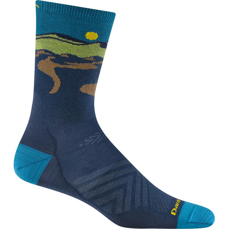 Darn Tough Ridge Runner Micro Crew Ultra-Lightweight DT1065 Corner Sport Blåbyen 1
