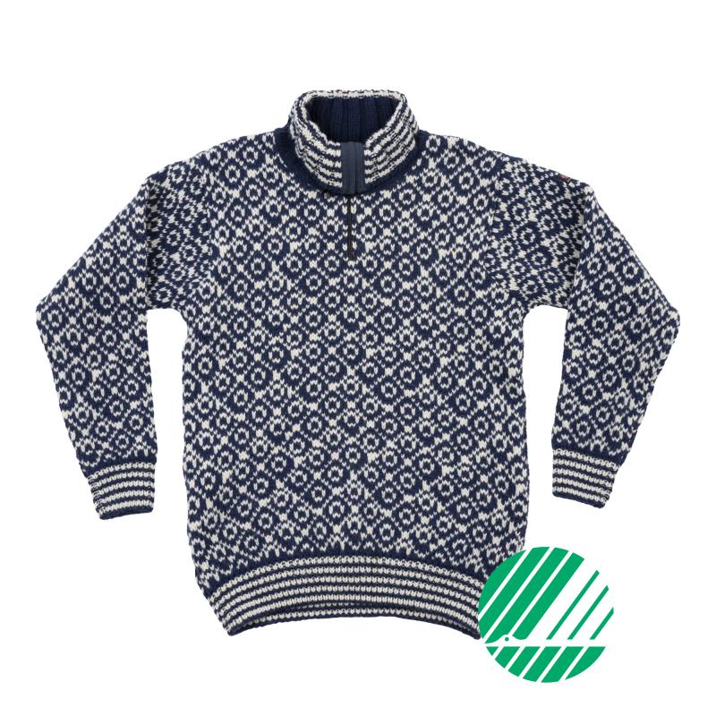 Devold Devold Svalbard Wool Zip Neck TC 396 410 A Corner Sport Blåbyen 1