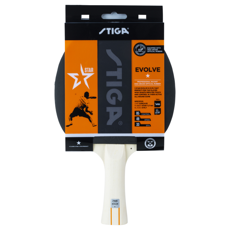 Stiga Stiga Bat 1-Star Evolve 1211-8318-01 Corner Sport Blåbyen 1